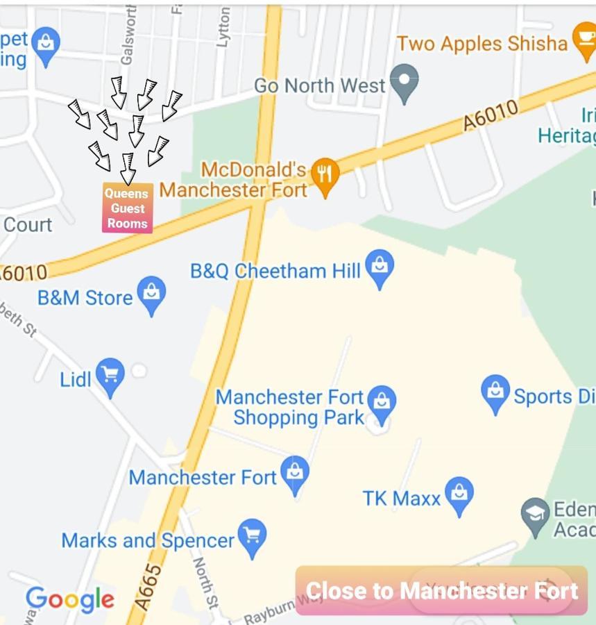 Queens Rooms, A Perfect Stay, Next To Shopping Parks And Central Mánchester Exterior foto